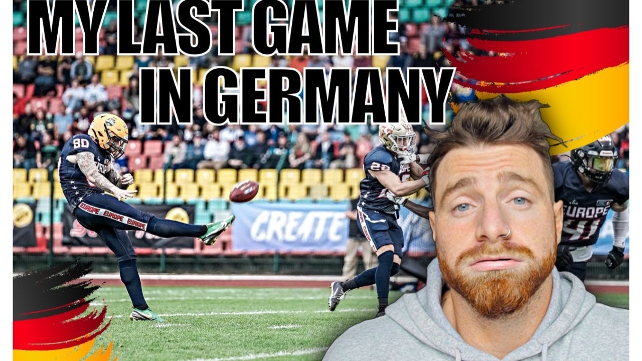 My LAST GAME in GERMANY! 🇩🇪🥺🏈