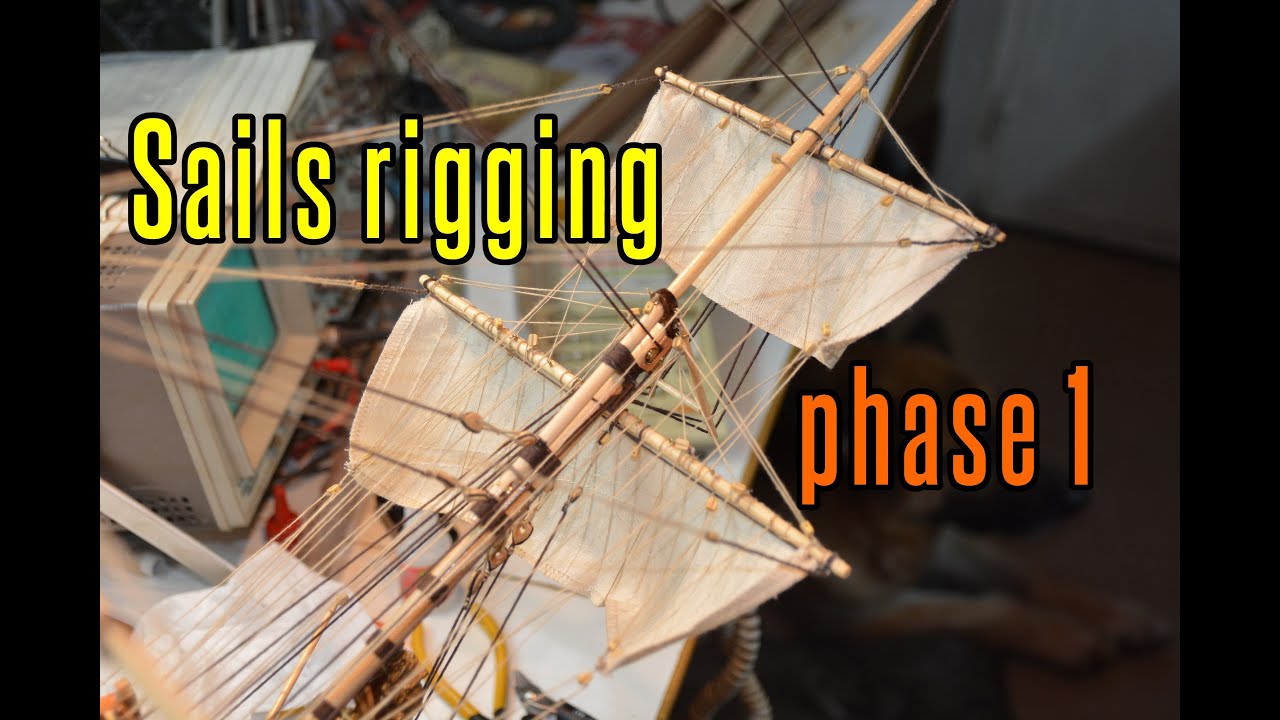 Santisima Trinidad - part 75 (phase 1) Sails Rigging