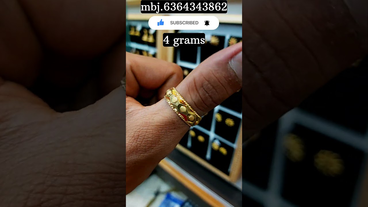 Latest gold thumb ring unisex design #gold #shorts #ring #viral #trending