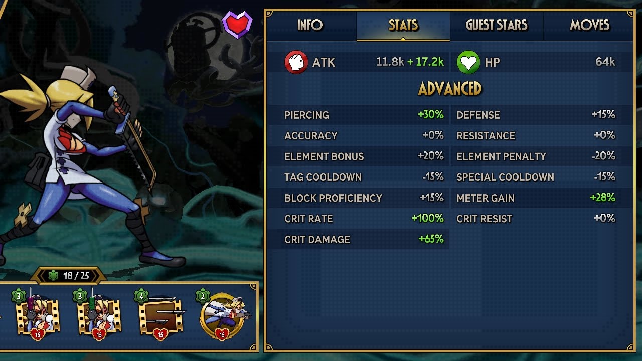Très Chic Gameplay l Skullgirls Mobile