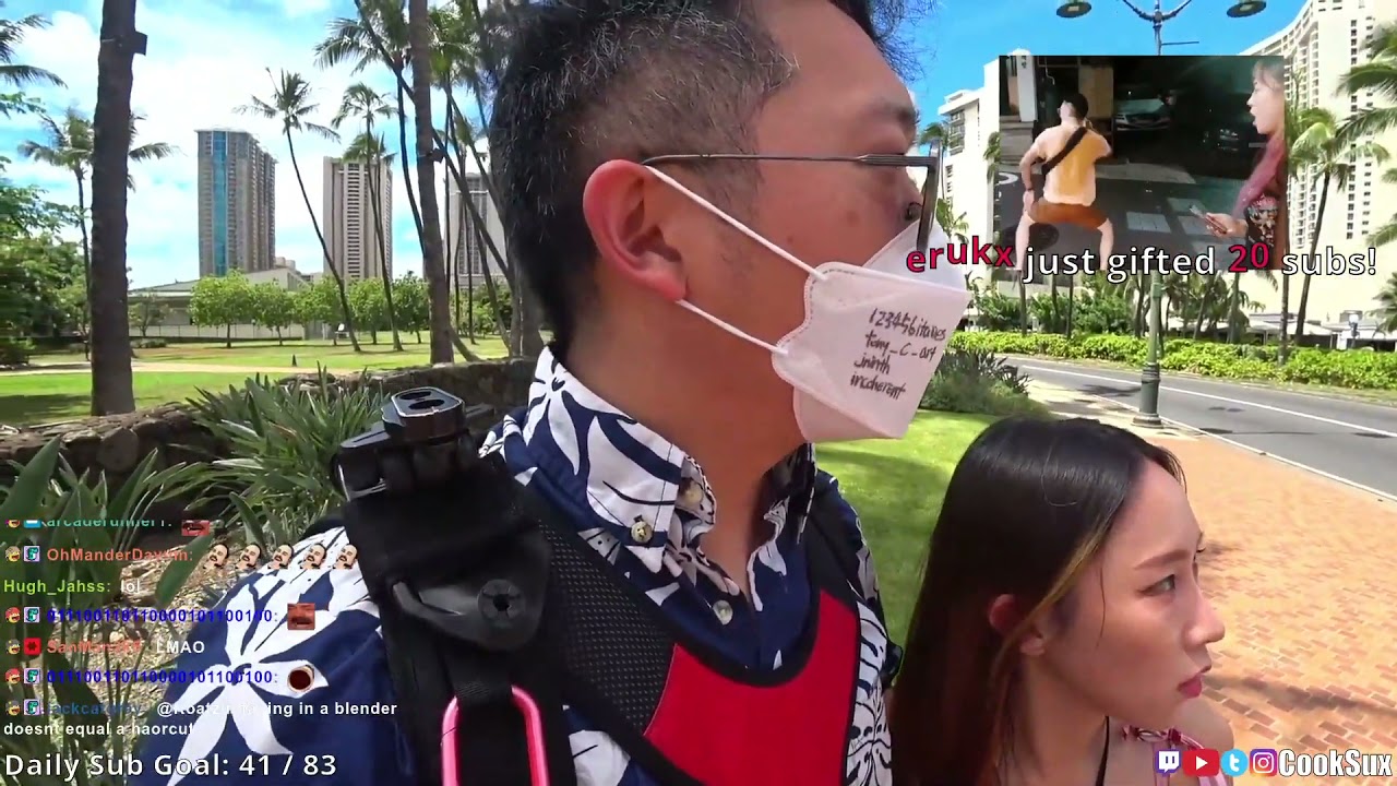 Random man approaches Cooksux in Hawaii and this happens