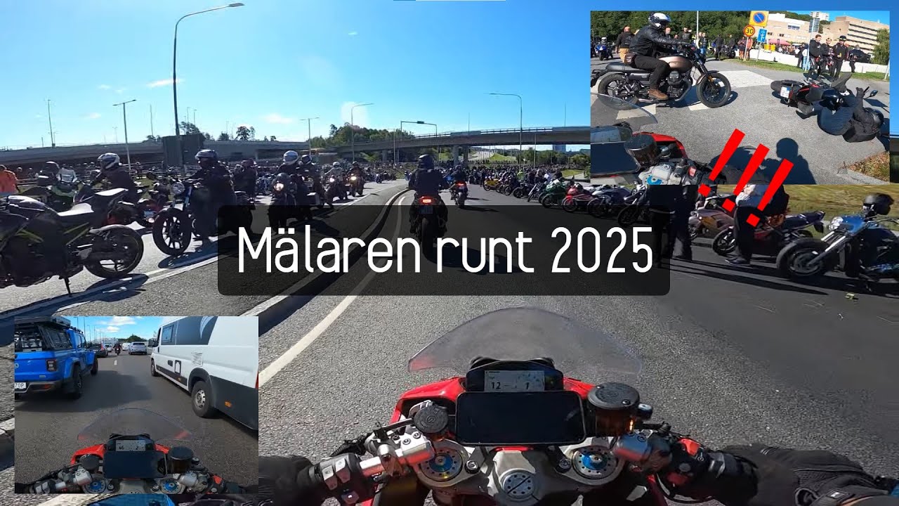 Mälaren runt blev Stockholm runt istället - Ducati Supersport 950 S + CFMoto  NK675
