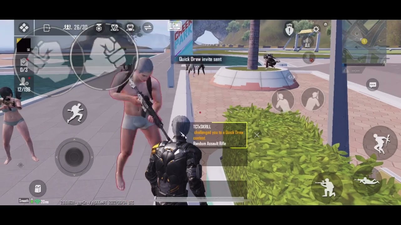 How to complete cheer park mission in BGMI | Quick Draw cheer park mission BGMI 2022