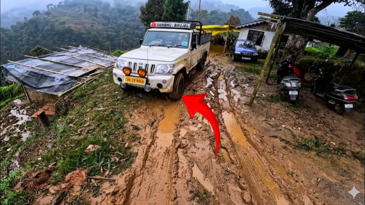 My Daily Drive Life: Mahindra Bolero Pickup POV ASMR Narrow Road 