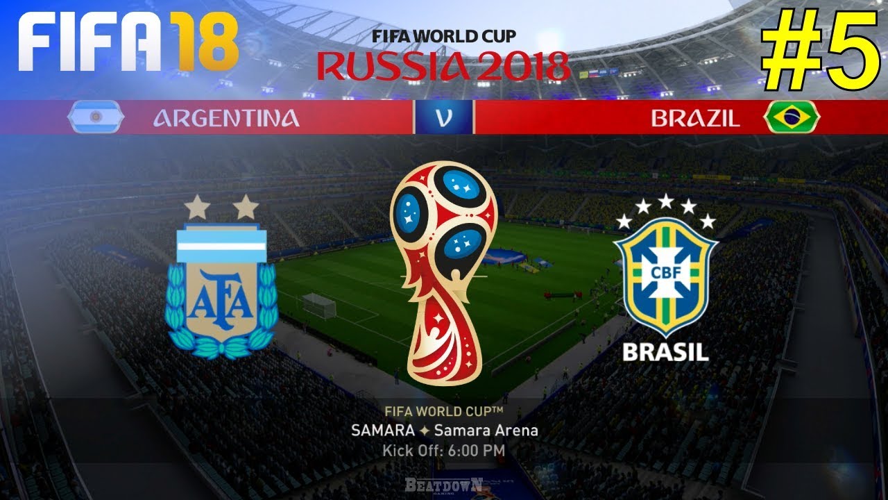 FIFA 18 - Let's Make Brazil World Champion #5: vs. Argentina (Quarter Finals)