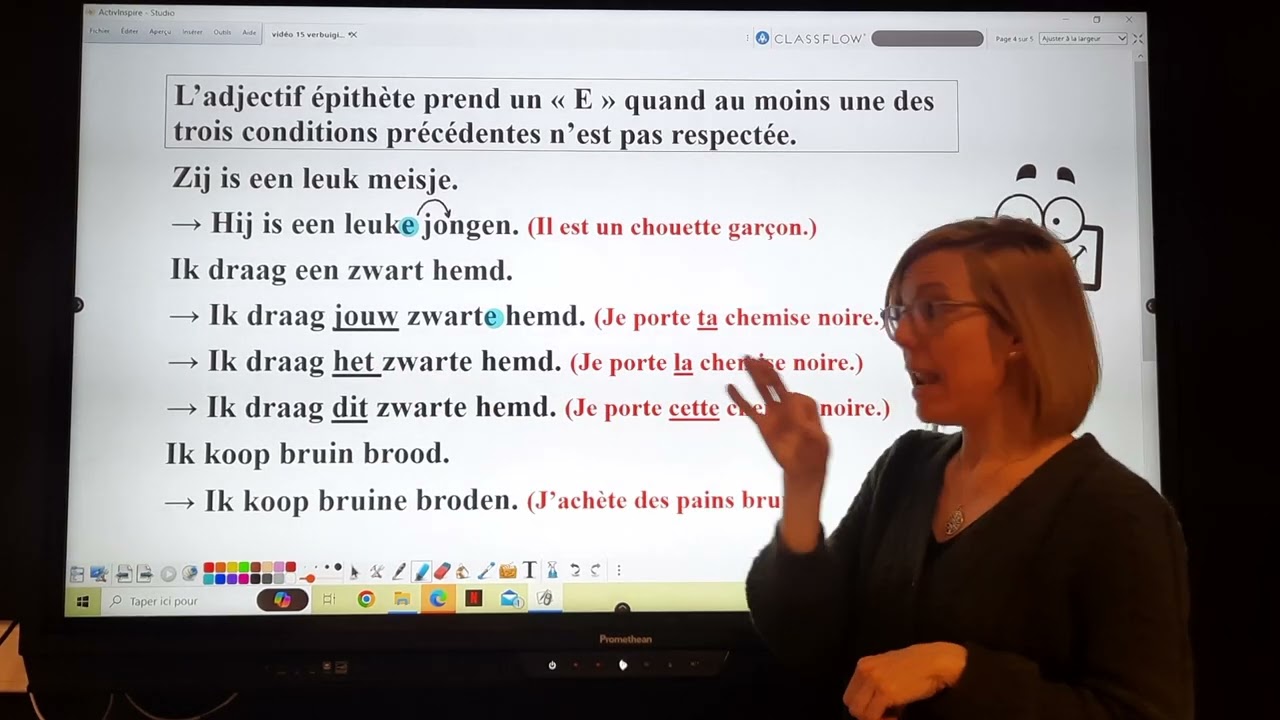 remédiation 15 l'accord de l'adjectif en néerlandais