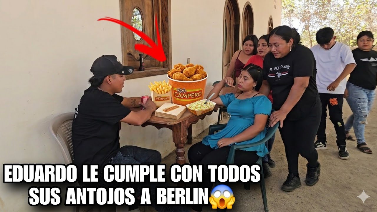 EDUARDO Le Cumple En Todos Sus Antojos A BERLIN 😱  Todos Se Sorprendieron Al Cual Era Su Antojo 😧