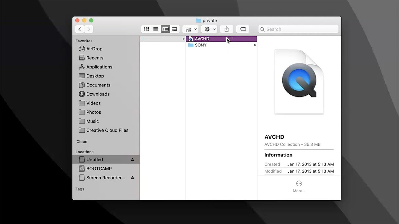 How To Import and Open AVCHD Files On a Mac (From Sony Cameras)