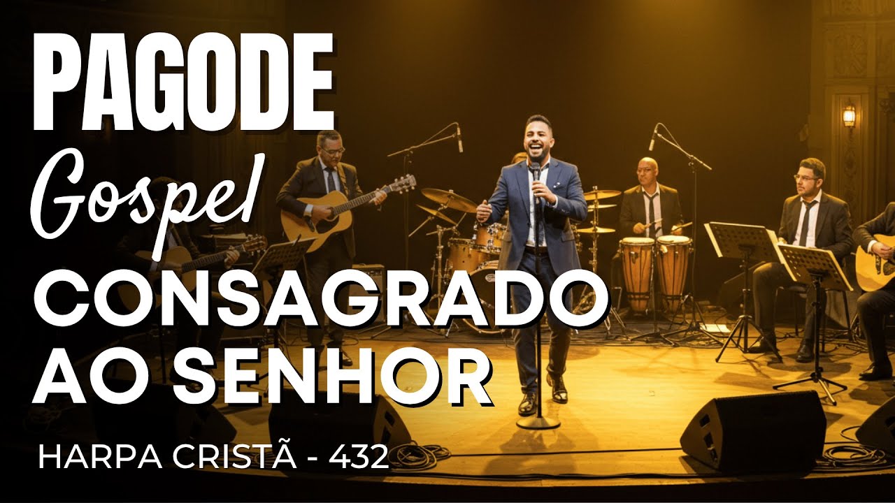 Pagode Gospel - Hino da Harpa Crist&atilde; 432 &ldquo;Consagrado ao Senhor&rdquo; -