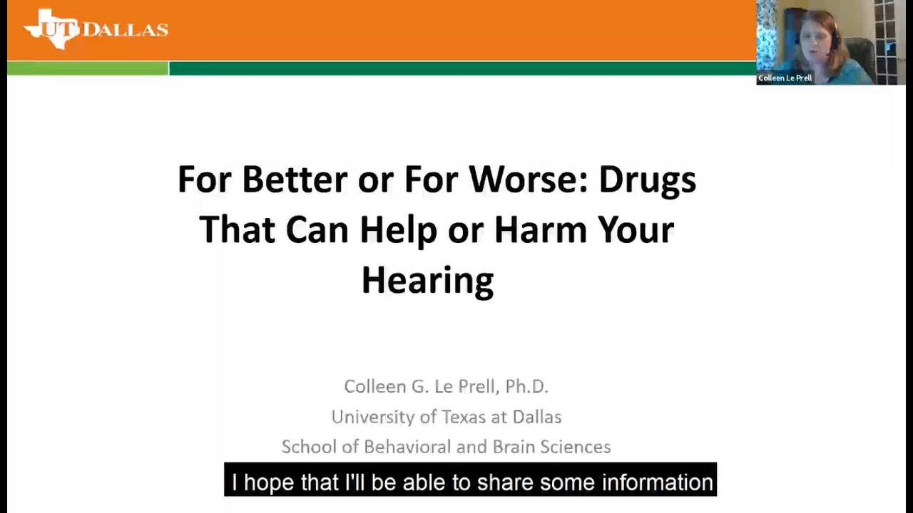 For Better or For Worse: Drugs That Can Help or Harm Your Hearing