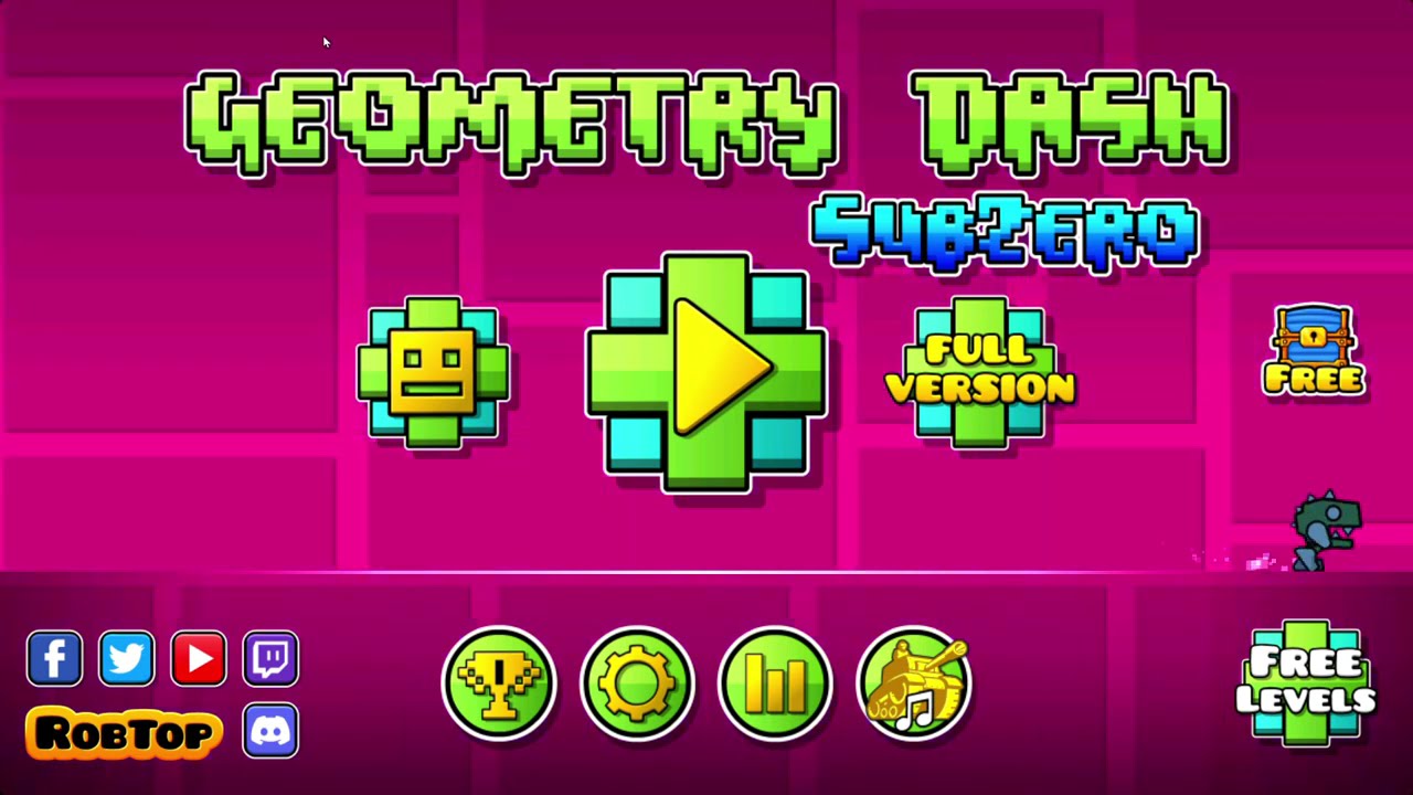 Playing geomentry dash but each level has 5 tries