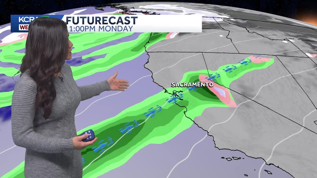 Northern California Atmospheric River Impacts: Latest timing for rain and snow during Christmas week