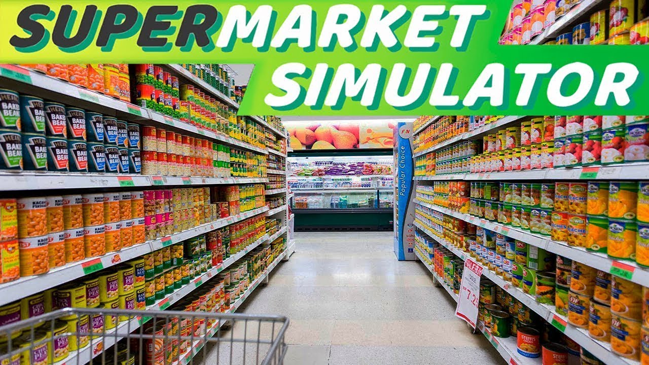 Supermarket Simulator стрим (stream) #1 - 200 дней дохода, как живут предприниматели.