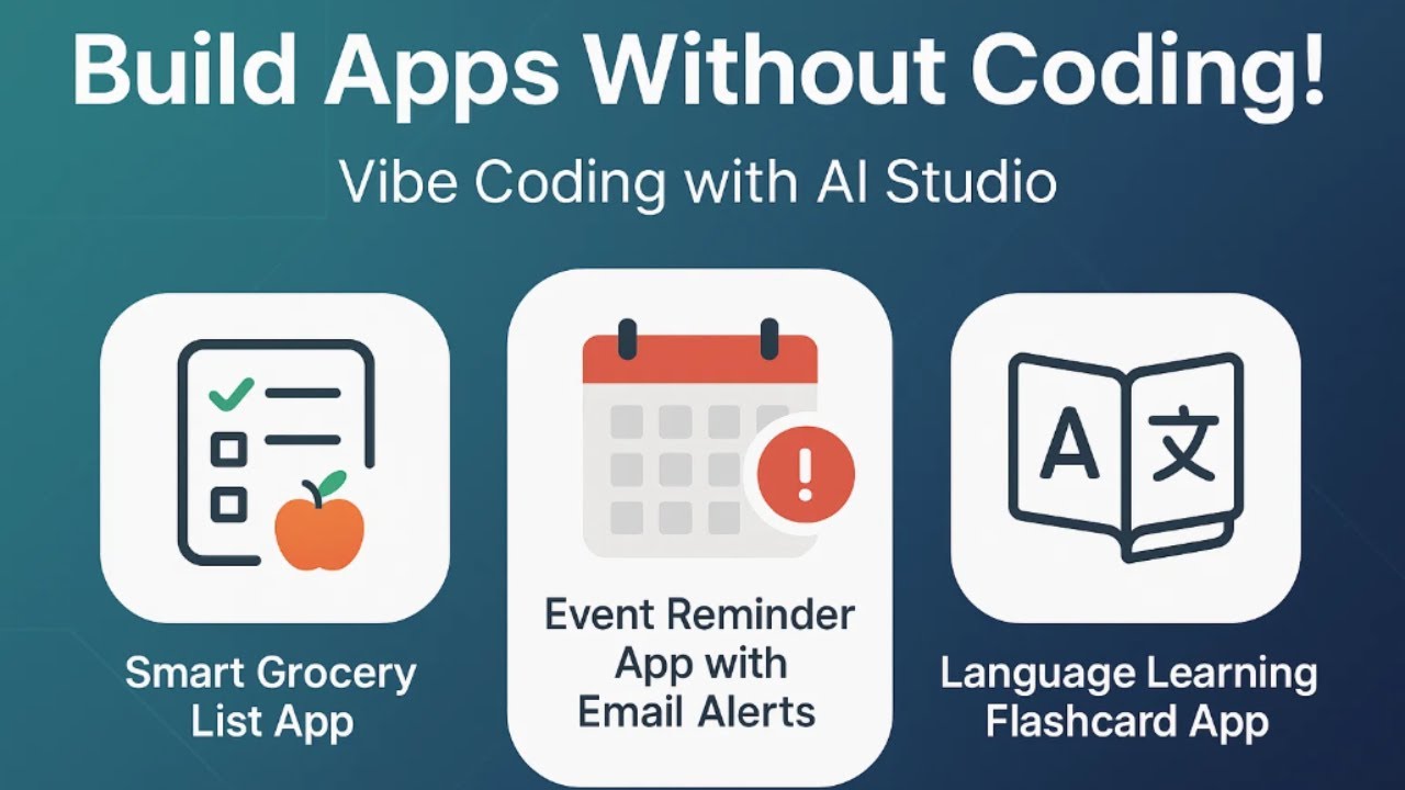 Создайте 3 приложения за 10 минут, не написав ни одной строчки кода! | Vibe Coding с Google AI St...