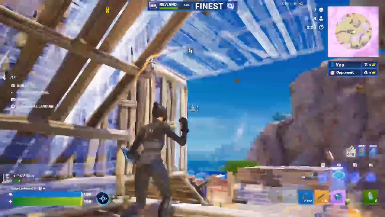 Clipping people in fortnite