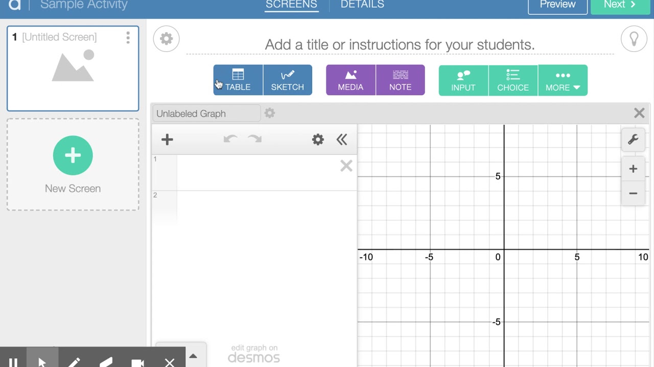 Desmos Classroom Activities