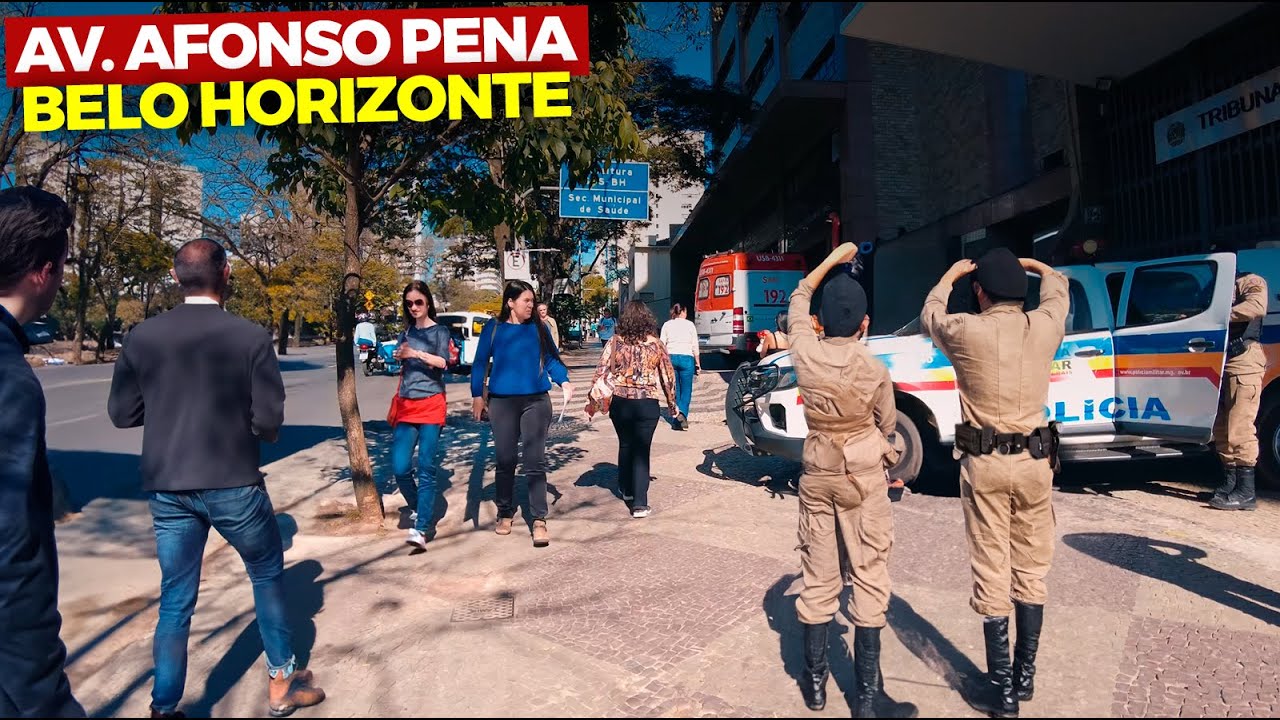 AVENIDA AFONSO PENA | BELO HORIZONTE-MG | NA RUA 4K