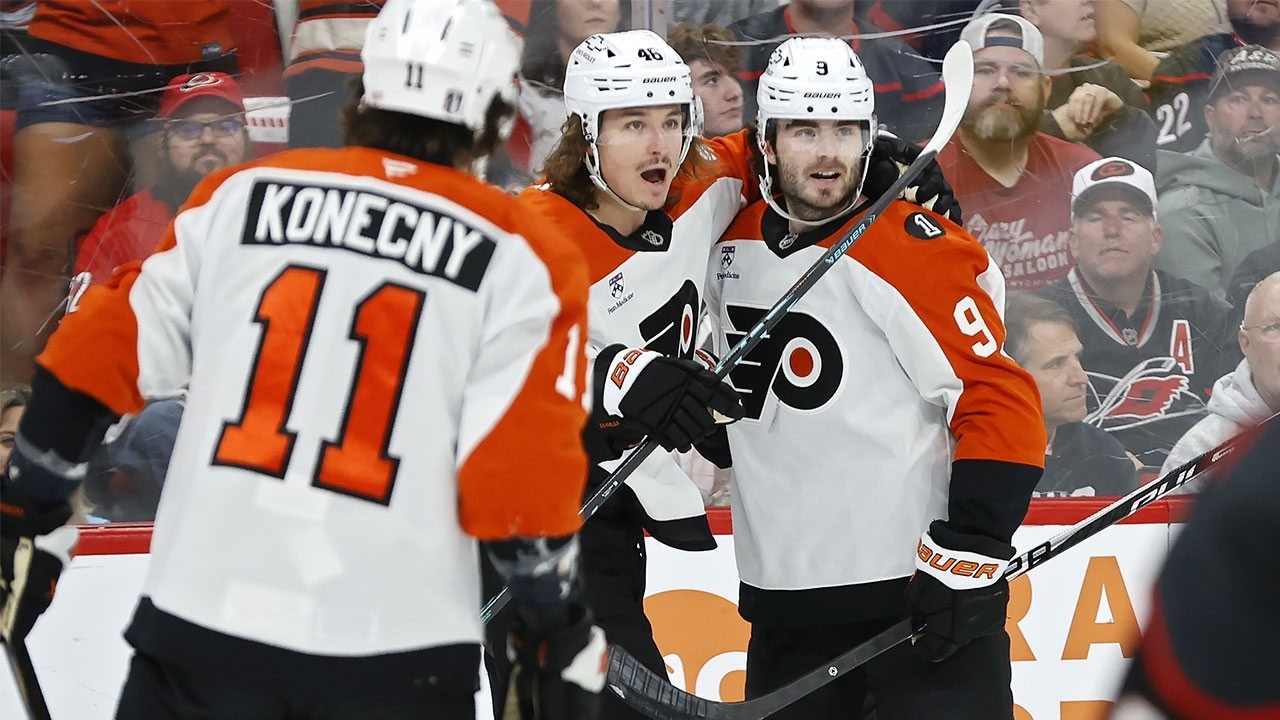 Flyers score TWICE in 39 SECONDS for early 2-0 lead!!