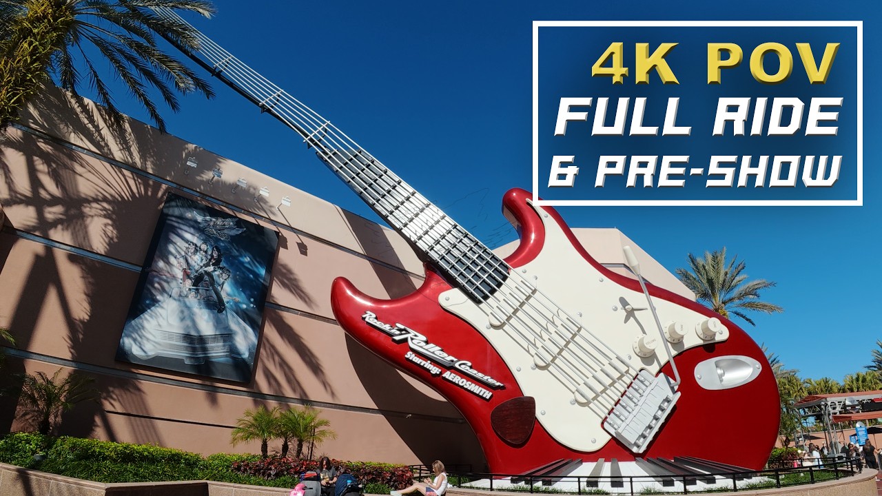 Experience Rock 'N' Roller Coaster ONE LAST TIME!!  -  FULL RIDE & PRE-SHOW 4K POV