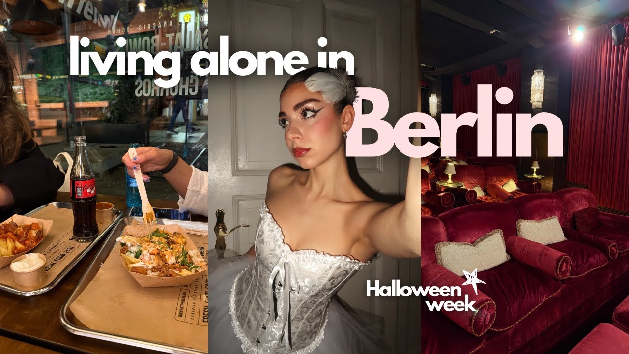 spooky week ⭐️🍓 Dm haul, Berlin, Kino, friends, food