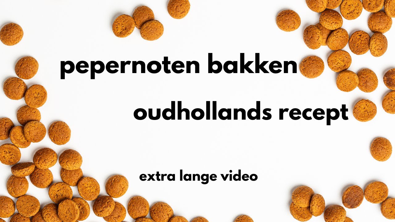 Pepernoten bakken met oudhollandse recept #sinterklaas #bakken