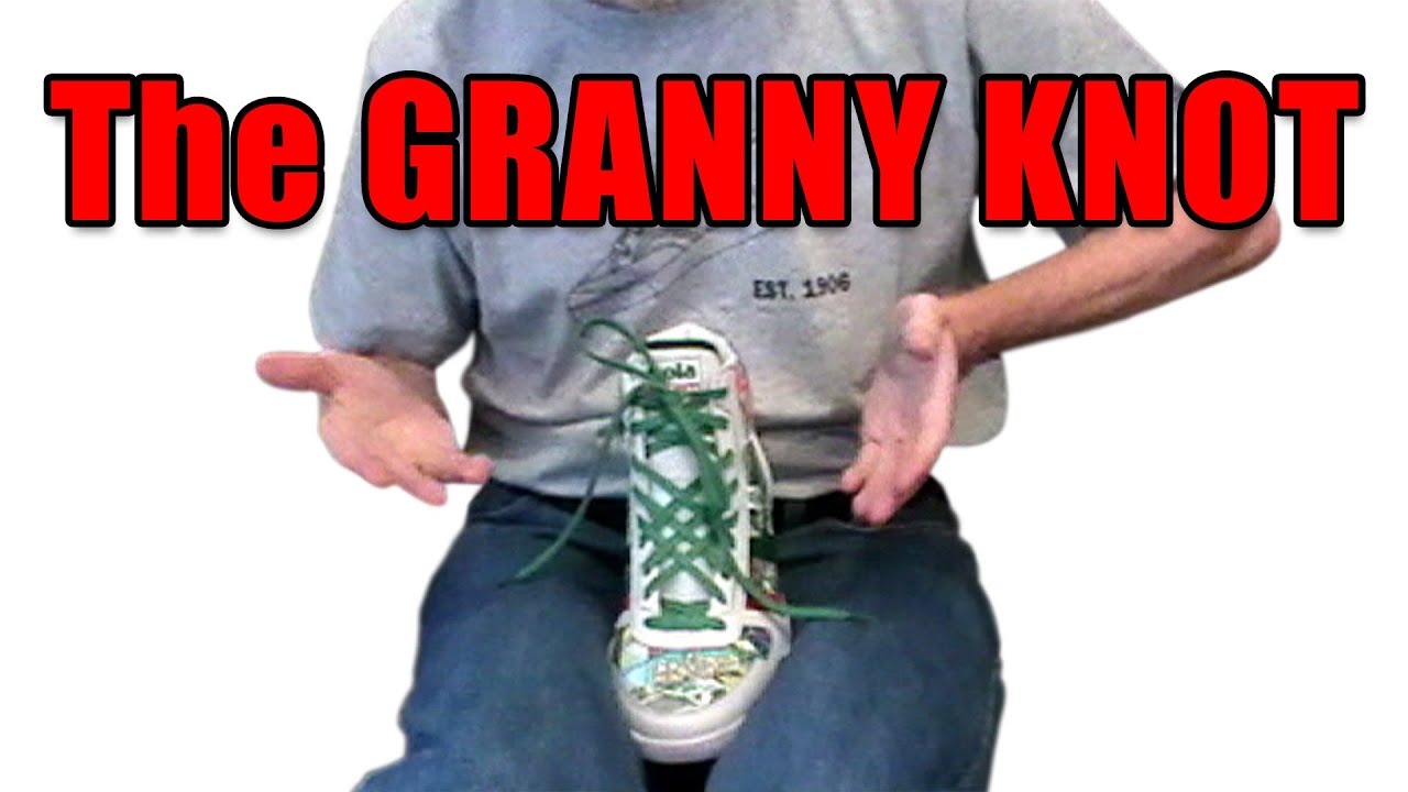The “Granny Knot” – why shoes come undone – Professor Shoelace