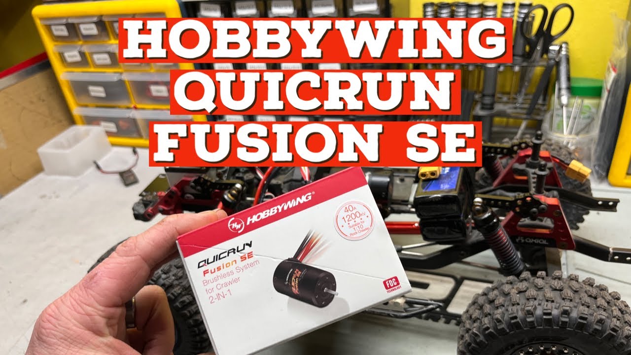 This motor snapped my AR45P axle! Hobbywing quicrun fusion SE motor/ESC combo. 1200kv