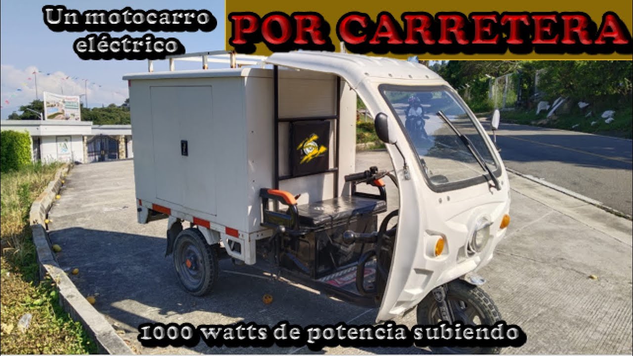 SUBIENDO POR CARRETERA, probando un motocarro de $ 2500 USD