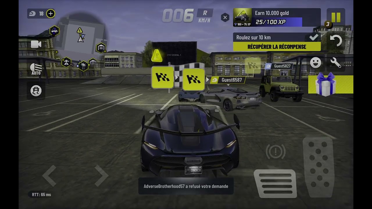 Je joue au jeux de voiture en ligne avec des personnes 🏁 🏎️ partie 2