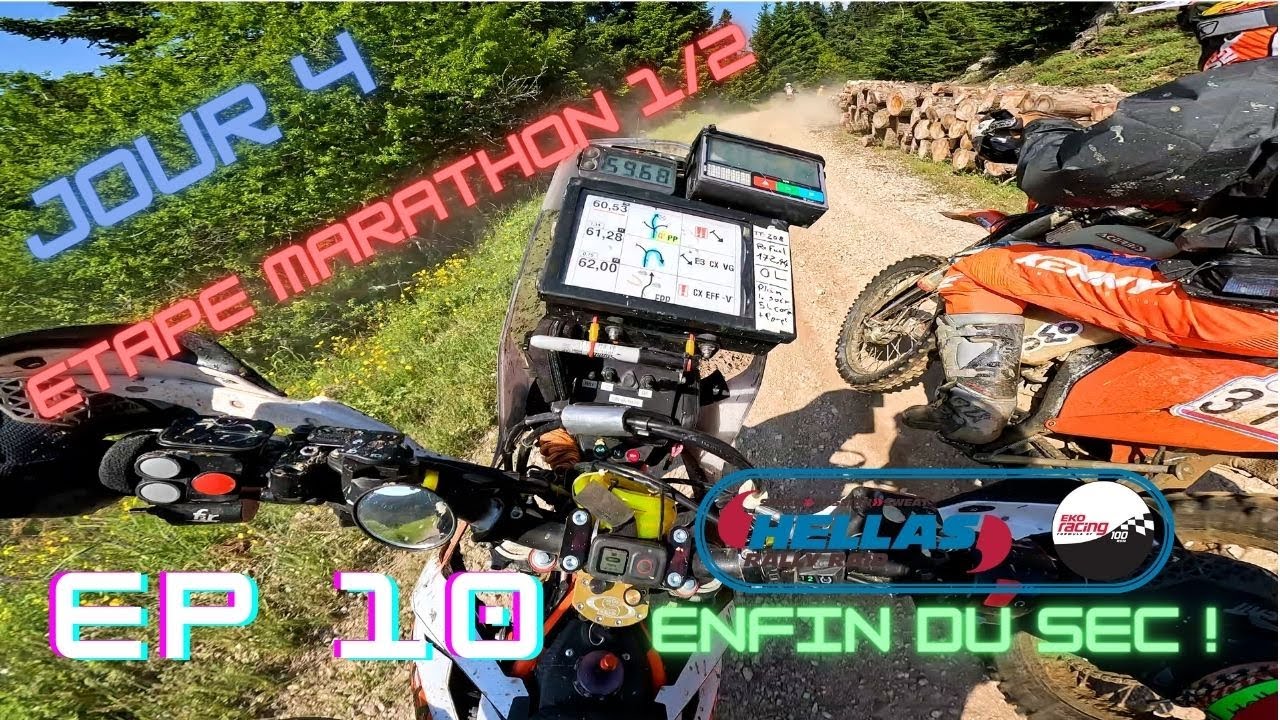 Hellas Rally Ep10 : Jour 4 - Etape Marathon 1/2 enfin au sec, ça tartine !