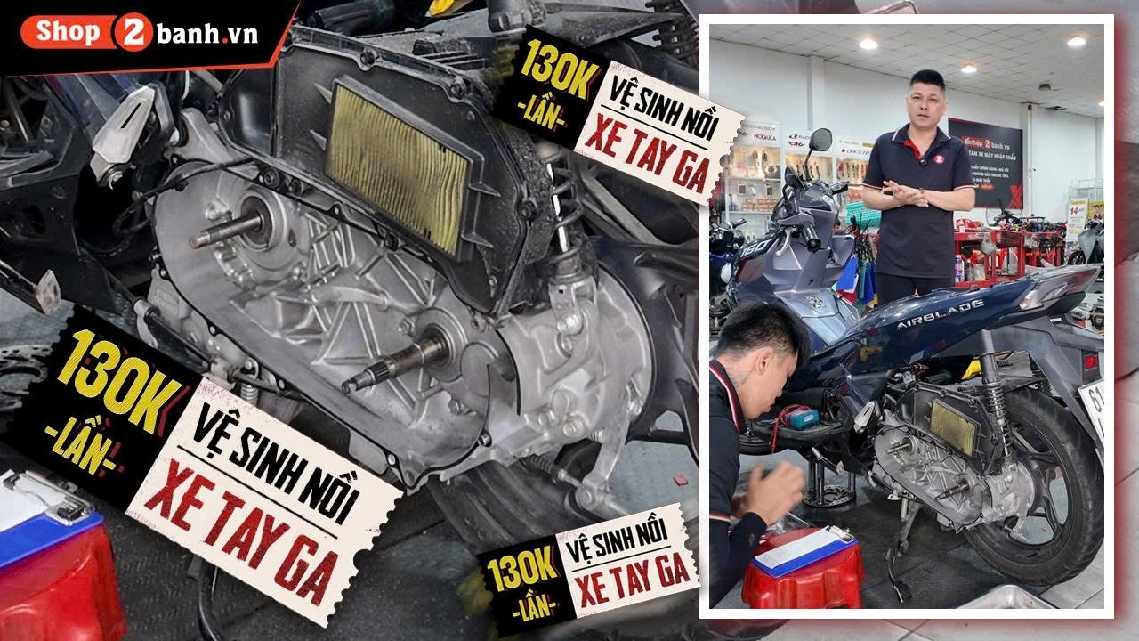 Vệ sinh nồi AB sau chuyến tour dài #vesinhnoi #lamnoixega #baoduongxe #Shop2banh
