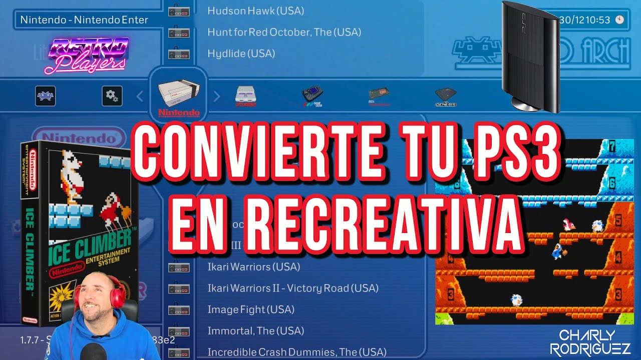 🕹 CONVIERTE TU PS3 EN UNA RECREATIVA 🤯🕹 Pack Nintendo y Sega 👾RetroPlayers👾