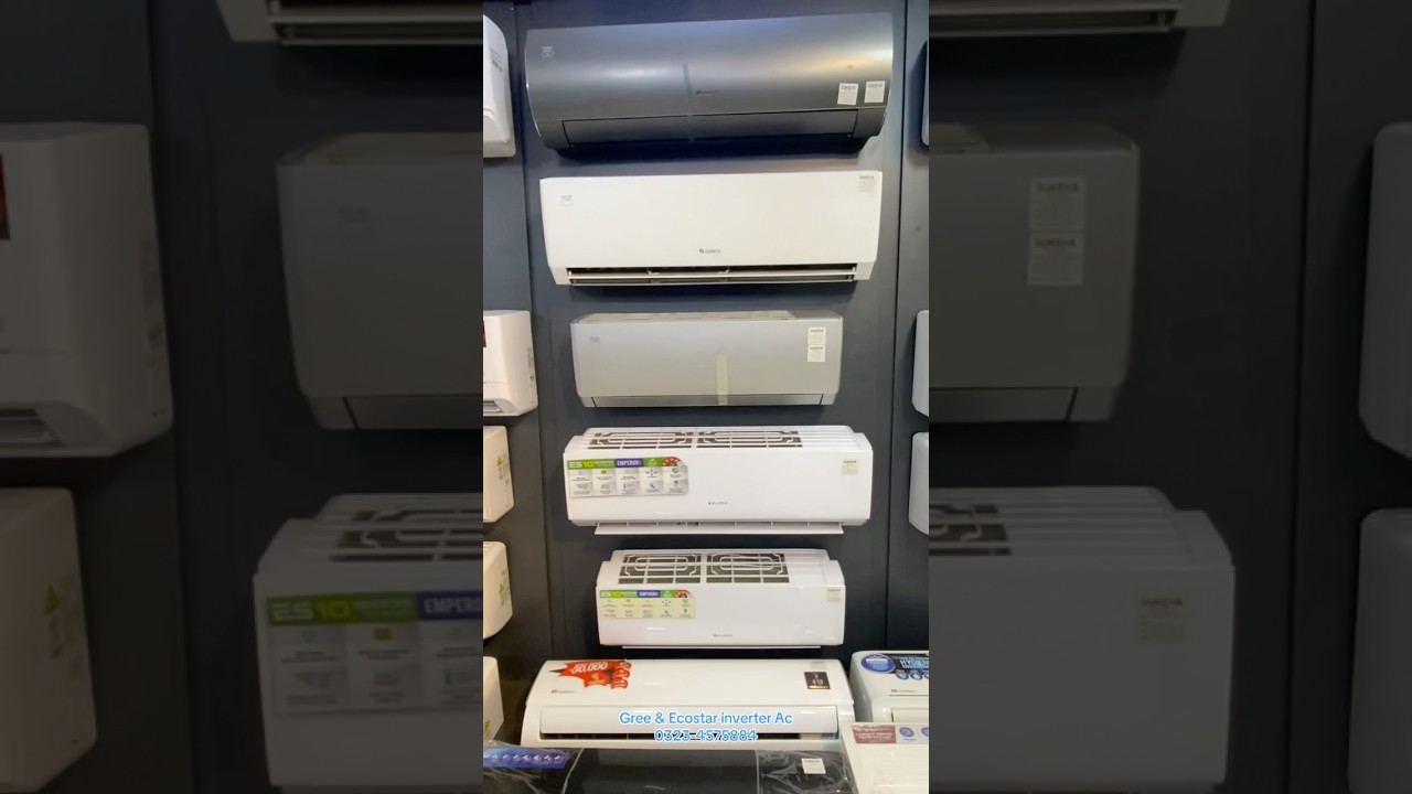 Gree & Ecostar Inverter Ac 2025 series #gree #ecostar #inverterac #fyp #viralvideo
