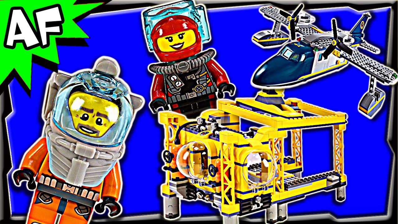 Lego City Deep Sea Operation Base 60096 Stop Motion Build Review