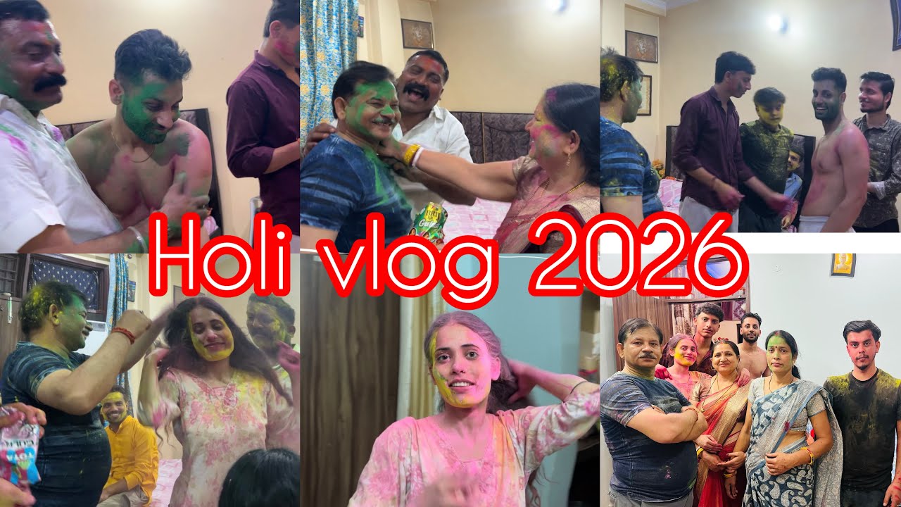 Holi Dance #trending #viral #dance #comedy #holi #vlog #myfirstvlog #funny #youtube #youtuber #fyp