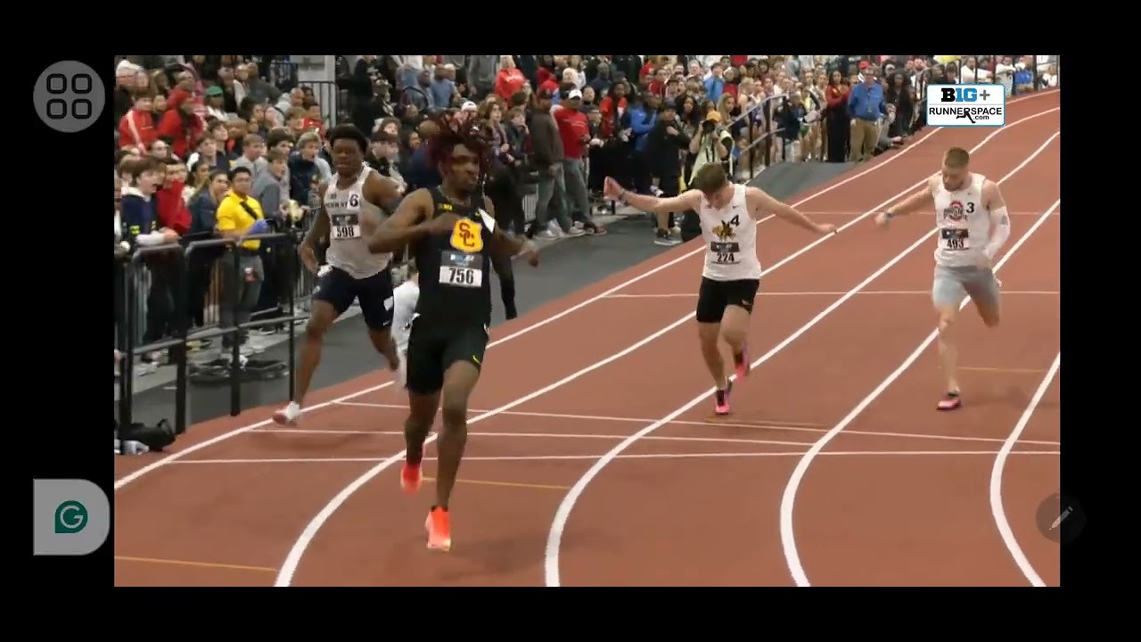 Big 10 200m finals. #Kaalundstrong