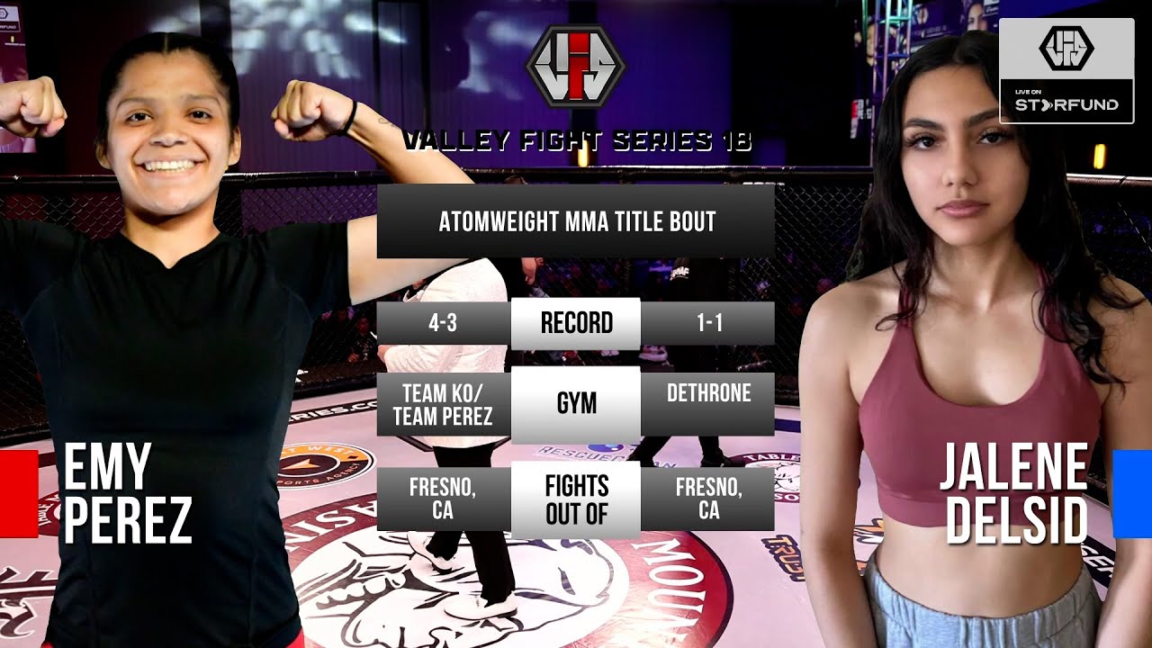 VFS 18: PRO/AM WOMEN'S MMA  - Jalene Delsid vs Emy Perez - Table Mountain Casino Resort - Fresno, CA