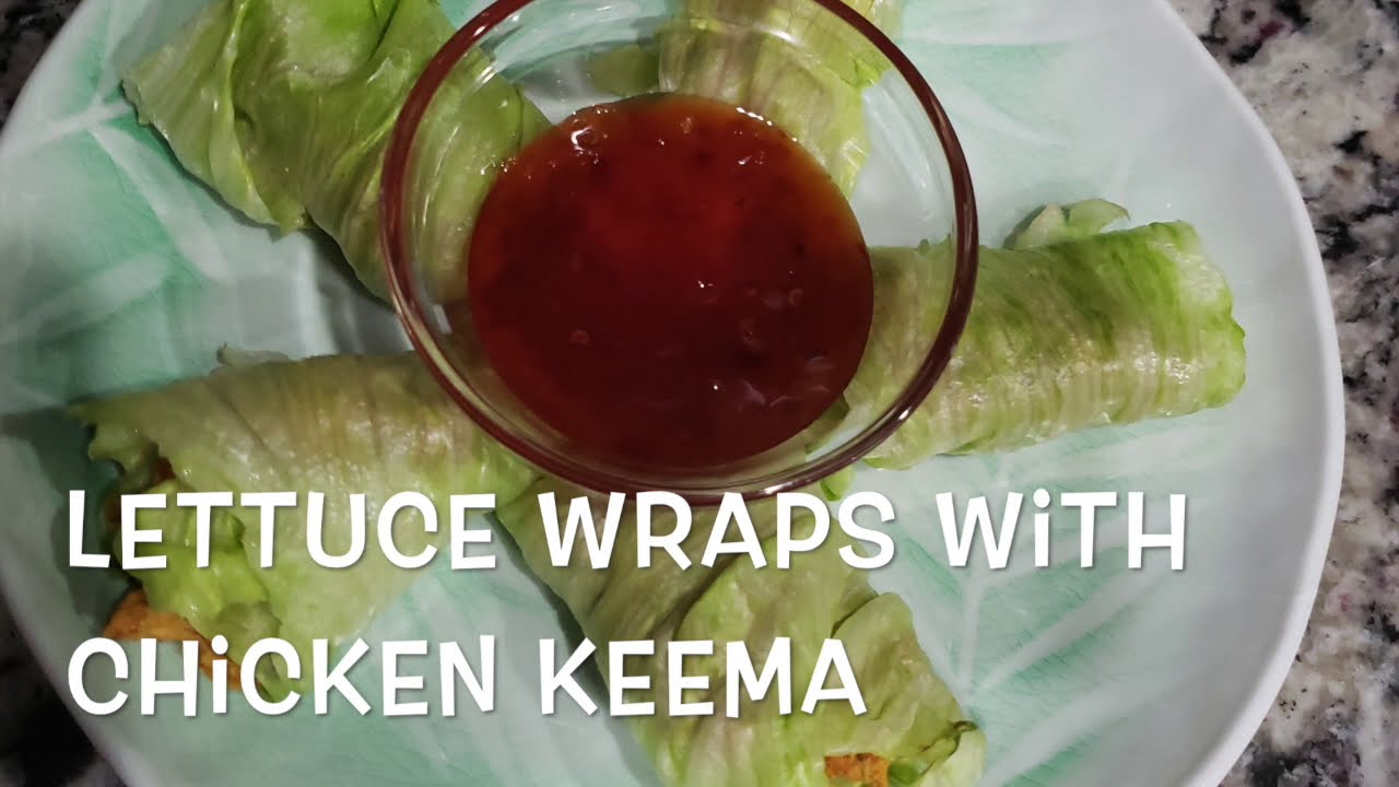 Lettuce Wraps with Chicken Keema | Chicken Lettuce Wraps