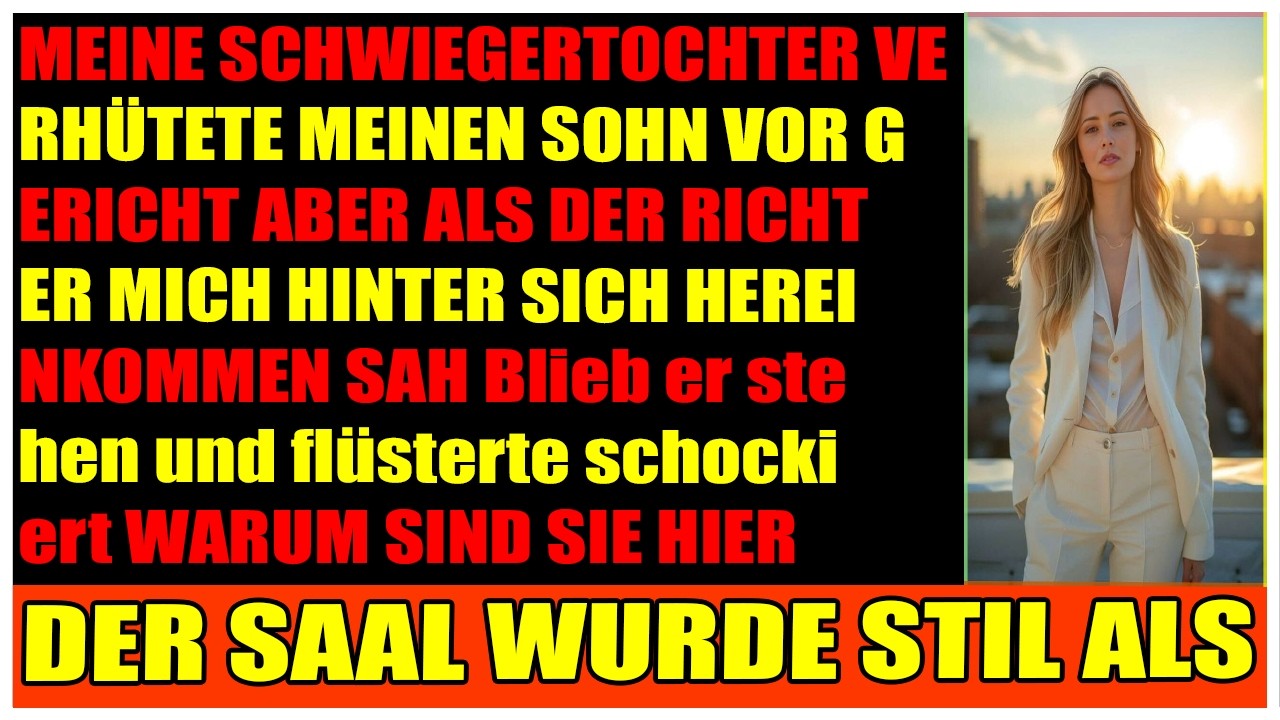 Richter schockiert als ich den Gerichtssaal betrat Warum hier