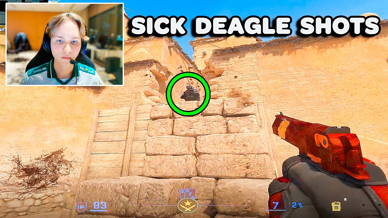m0NESY hits insane ONE DEAGS in a FACEIT match. s1mple faces kyousuke - CS2