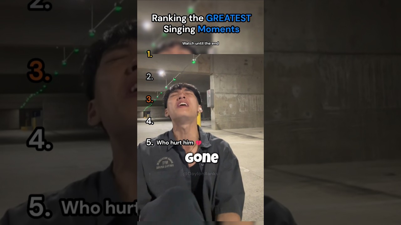 Ranking the GREATEST Singing Moments