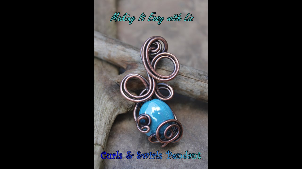 Curls & Swirls Wire Work Pendant - Experienced