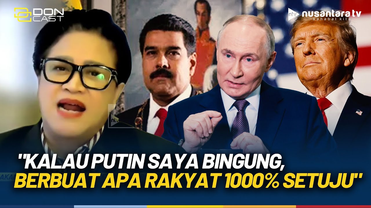 Trump Tahan Maduro, Doyan Perang? Connie: Kalau Putin Saya Bingung, Berbuat Apa Rakyat 1000% Setuju