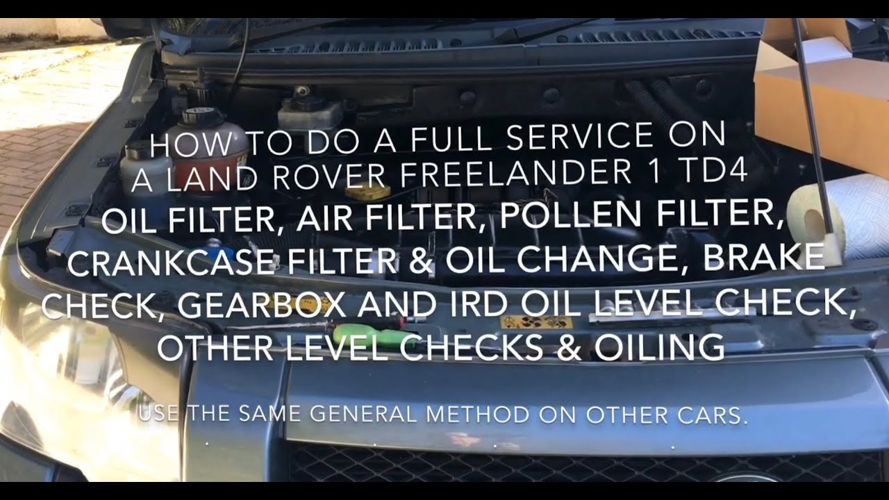 Как выполнить полное обслуживание Freelander 1 TD4