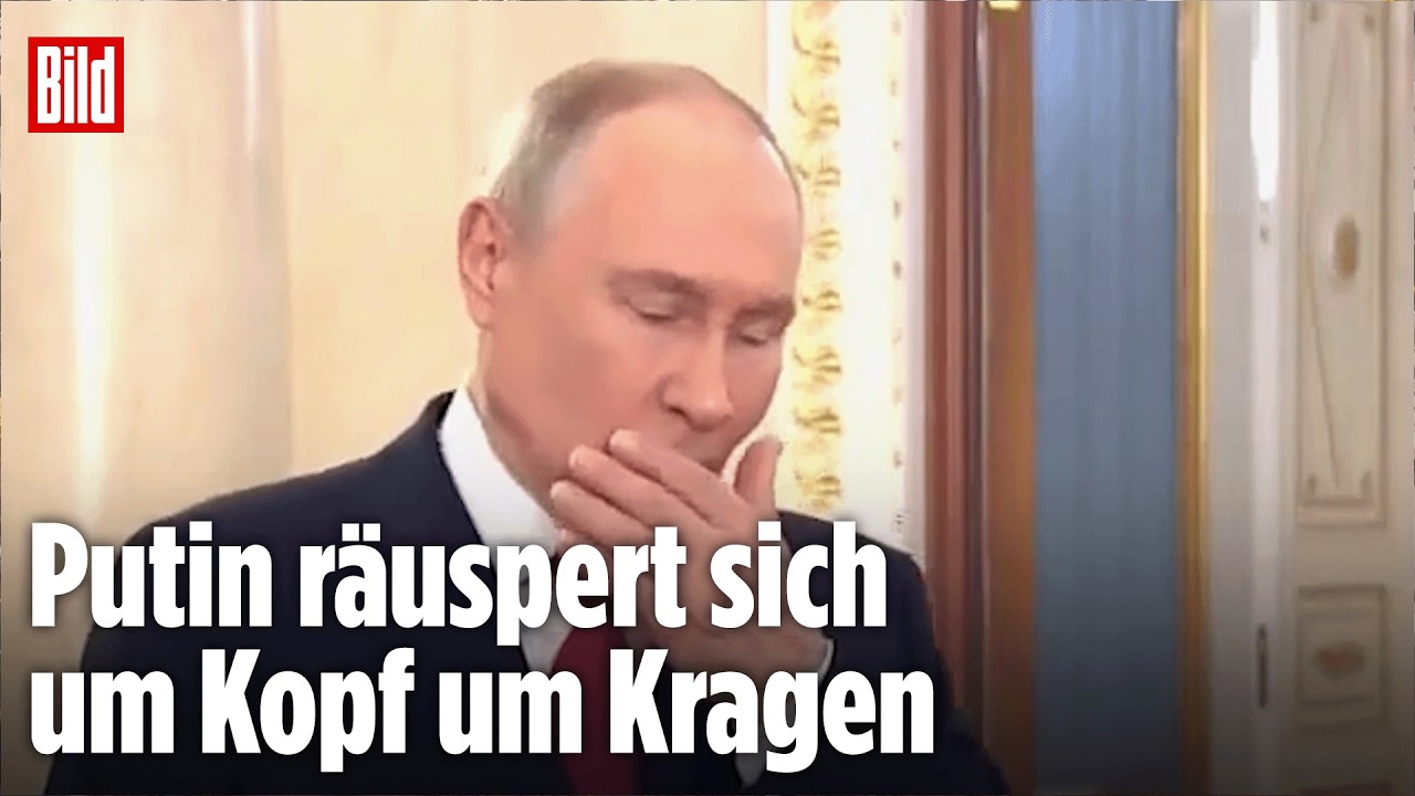 Putin sorgt für PR-Panne: Erneute Spekulationen um seine Gesundheit wegen Hustenanfall