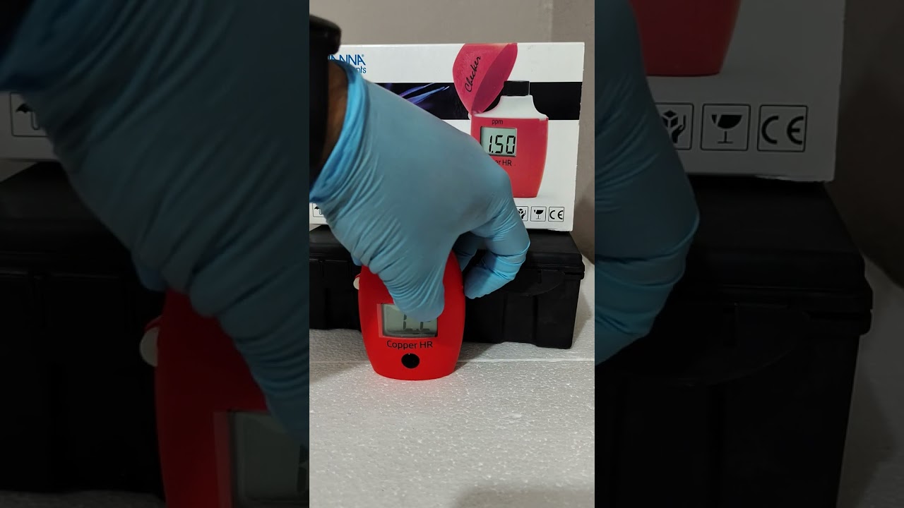 Prueba de Cobre (Hanna Checker HI702)