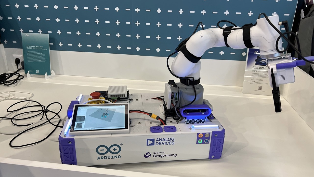 Демонстрация Arduino VENTUNO Q на Embedded World 2026