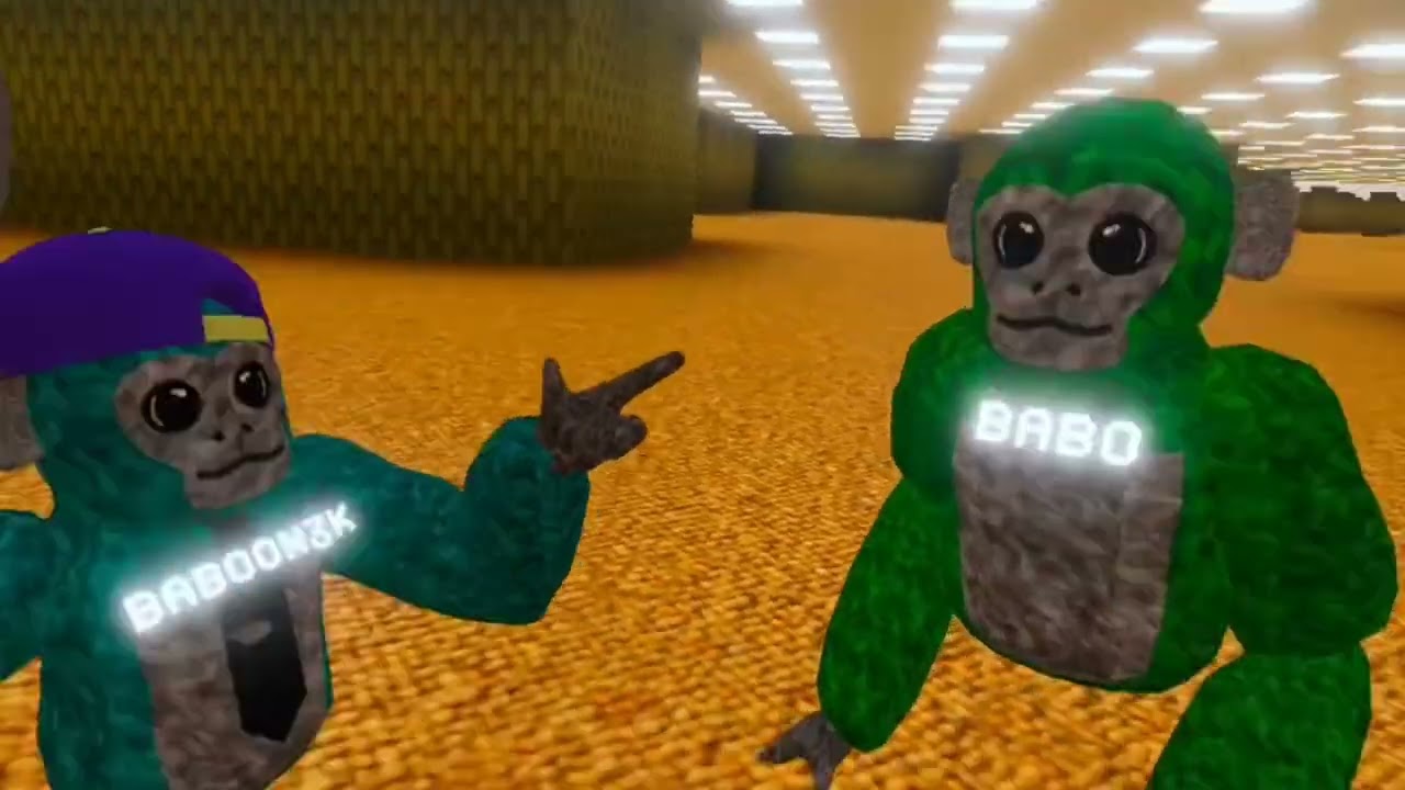 I played scary baboon but the backrooms