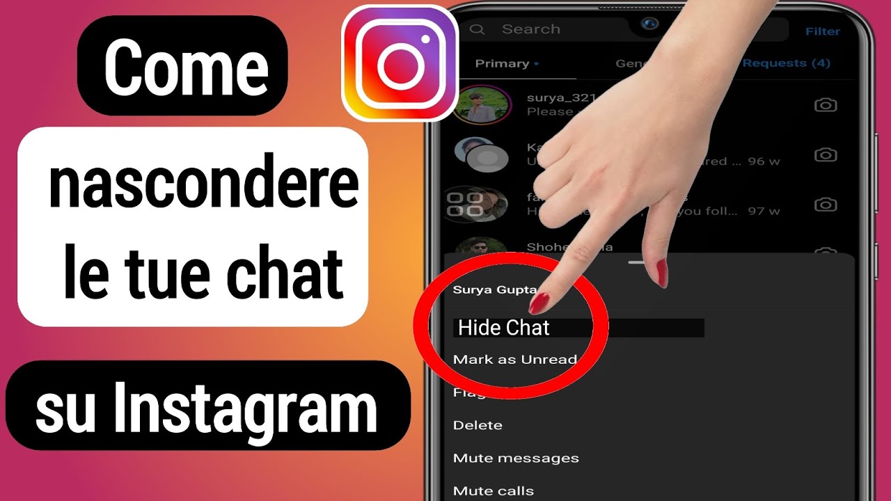Come nascondere le chat di Instagram senza eliminarle (2022) | Nascondi chat su Instagram