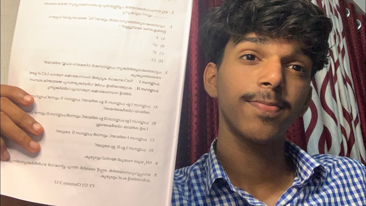 Plus One Chemistry Model Exam My Review🥲The Truth🙌🏼What Happened..!!! Maths Exam Plans😑Abhinav AK
